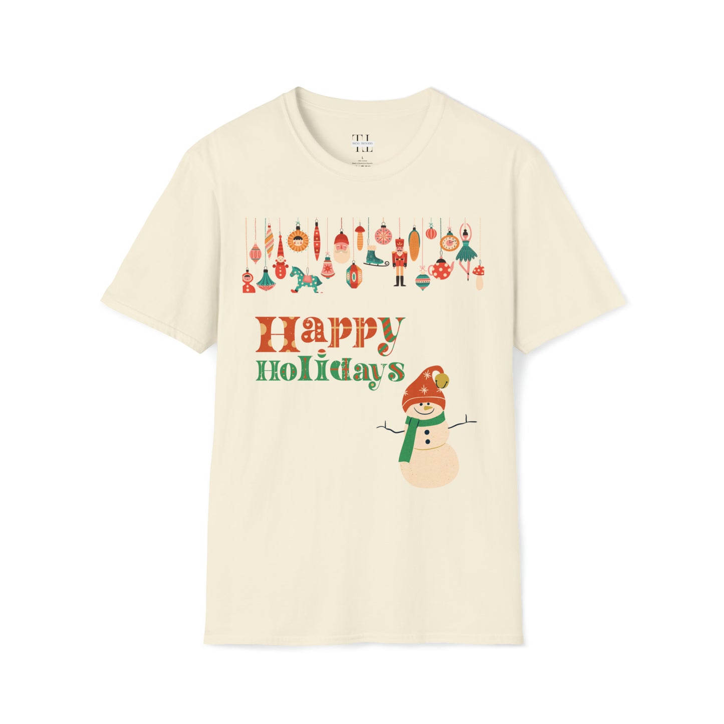Ornament & Snowman Holiday T Shirt