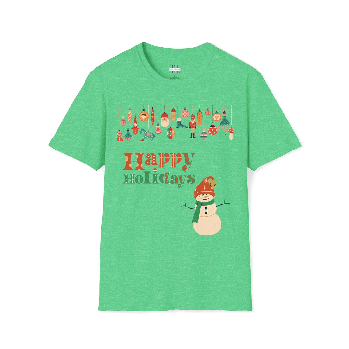 Ornament & Snowman Holiday T Shirt