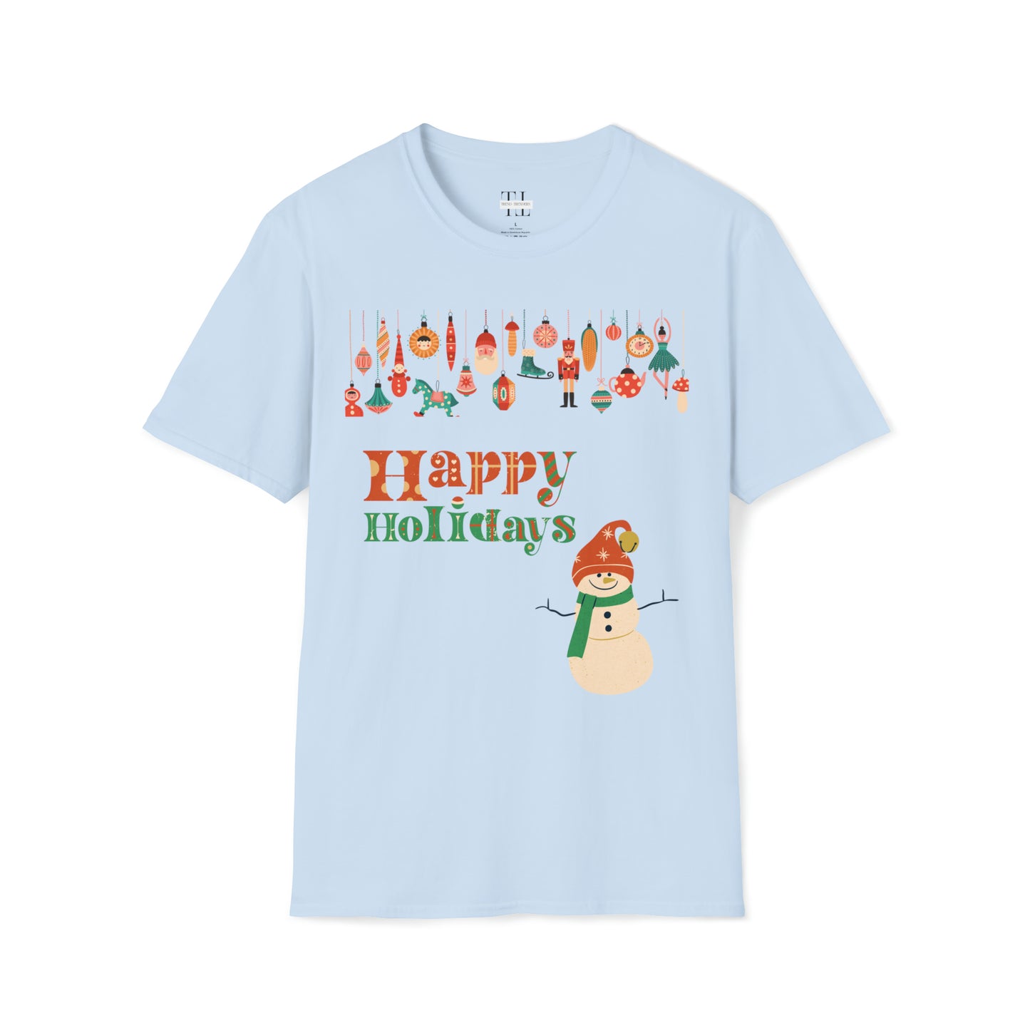 Ornament & Snowman Holiday T Shirt