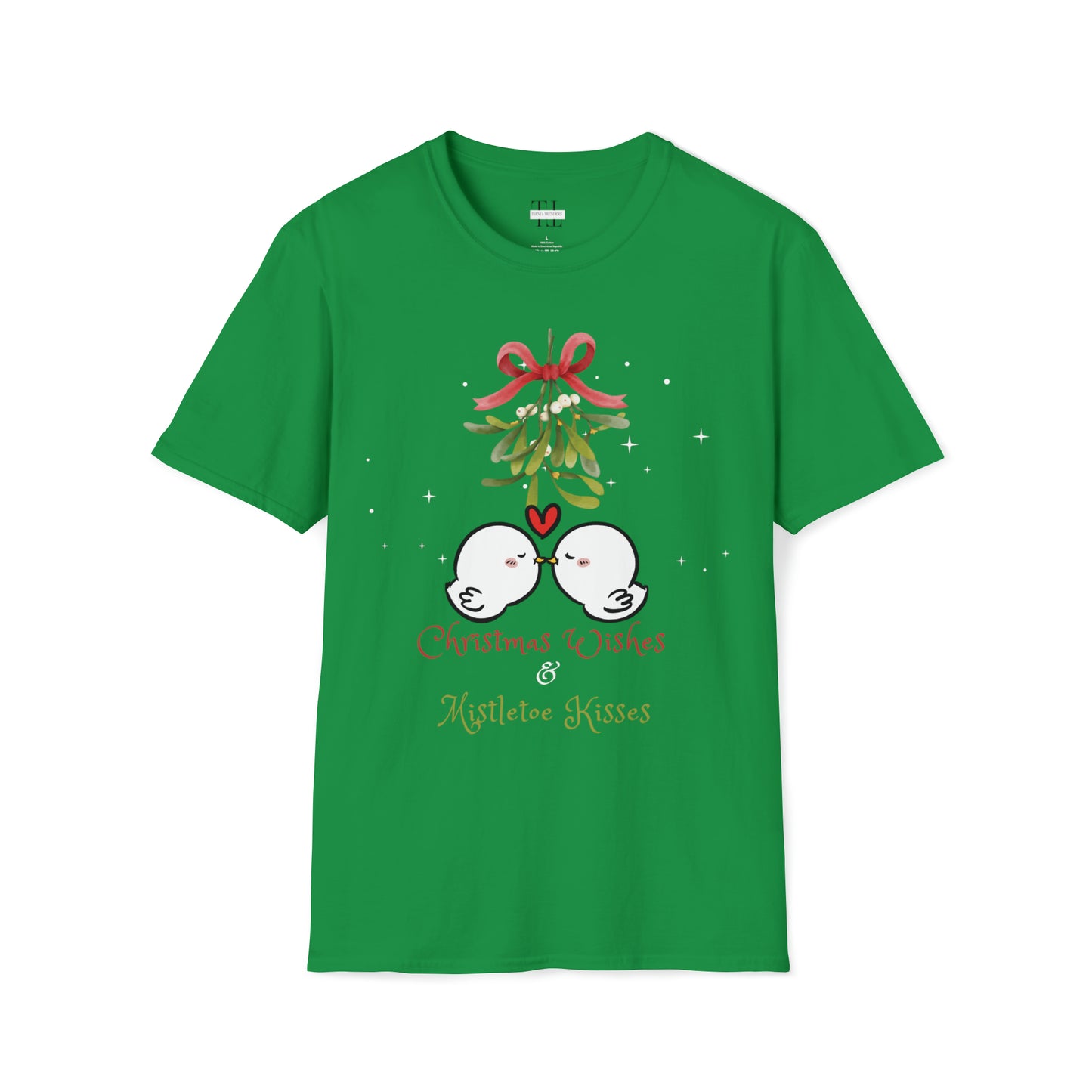 Mistletoe Kiss Christmas T Shirt