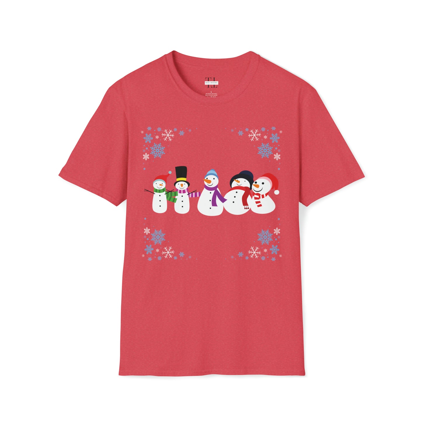 Snow Man Holiday T Shirt