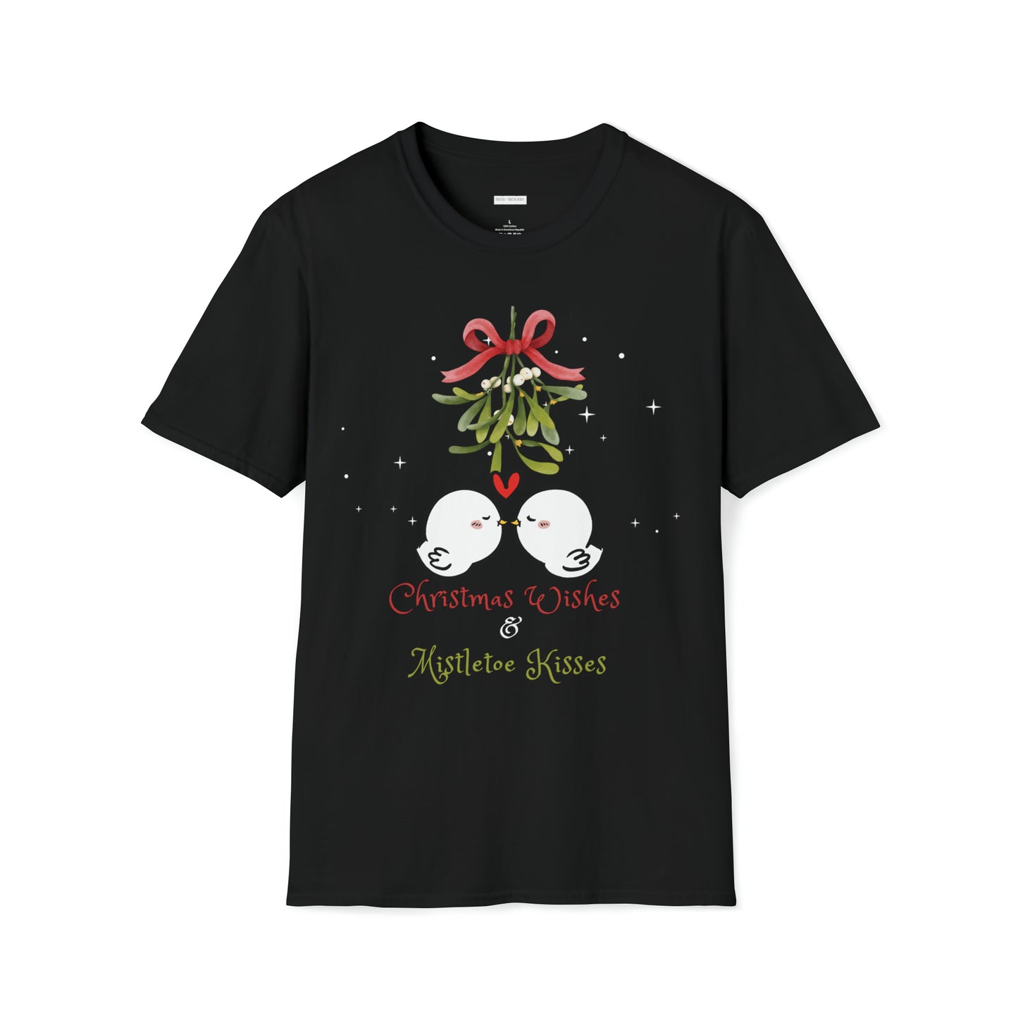 Mistletoe Kiss Christmas T Shirt