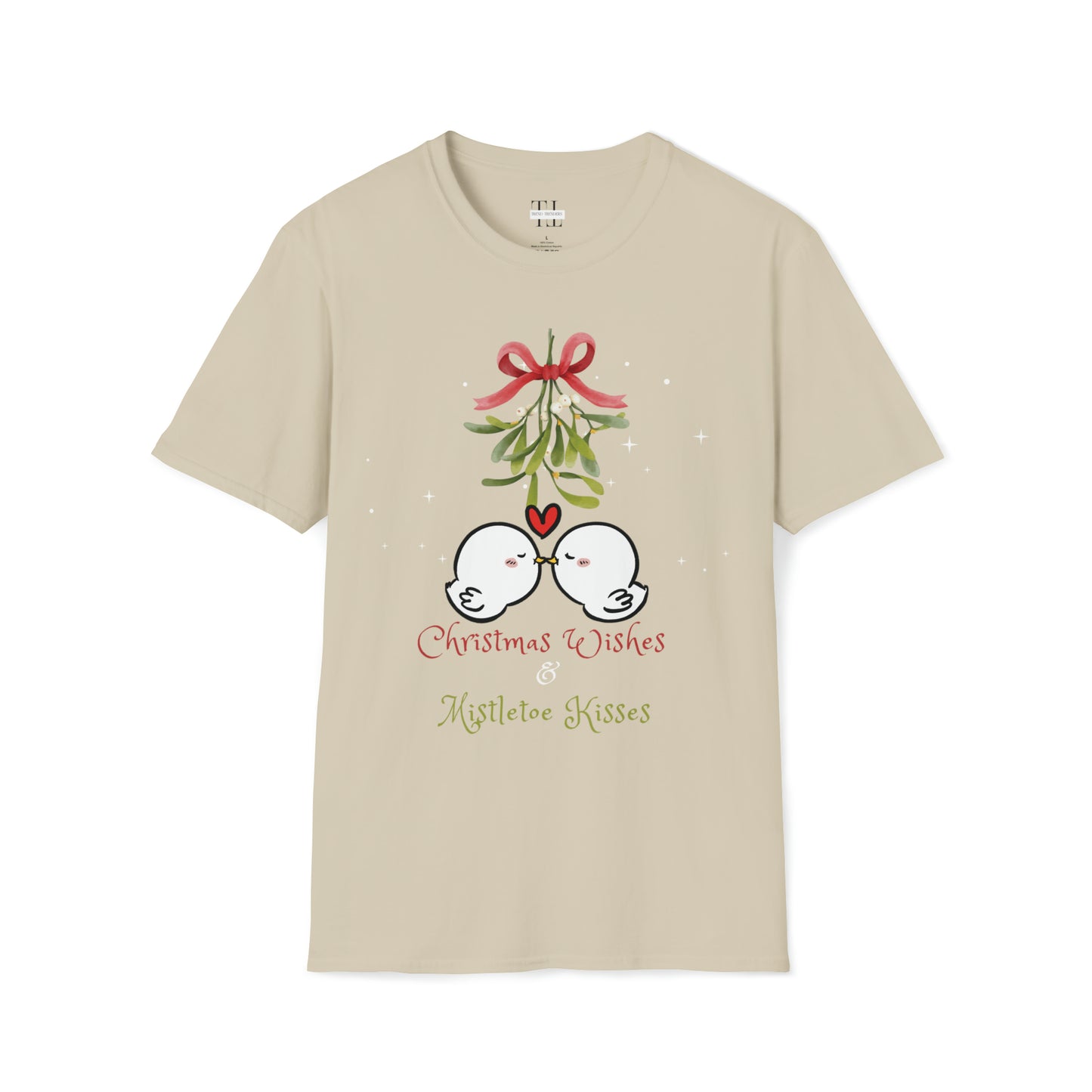 Mistletoe Kiss Christmas T Shirt