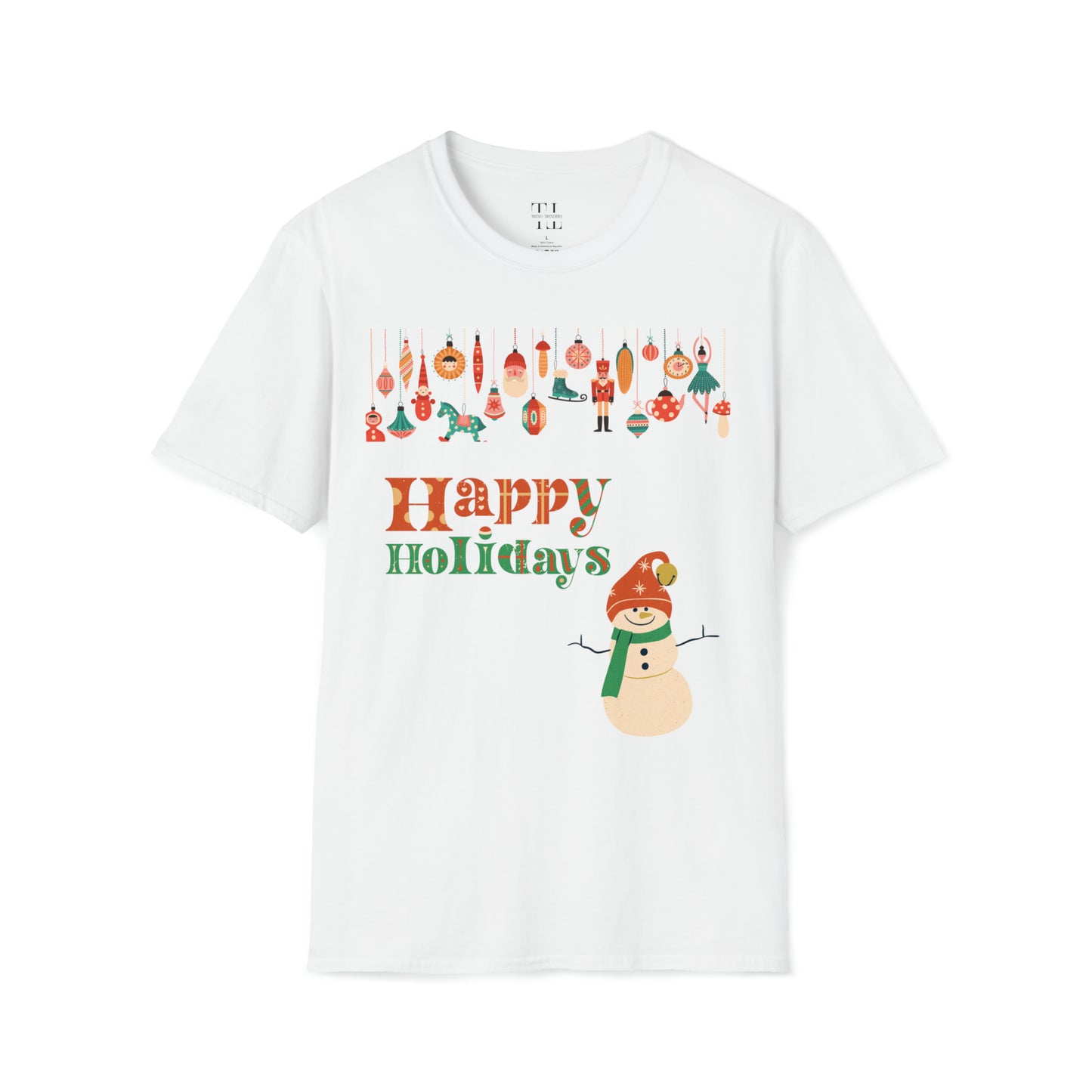 Ornament & Snowman Holiday T Shirt