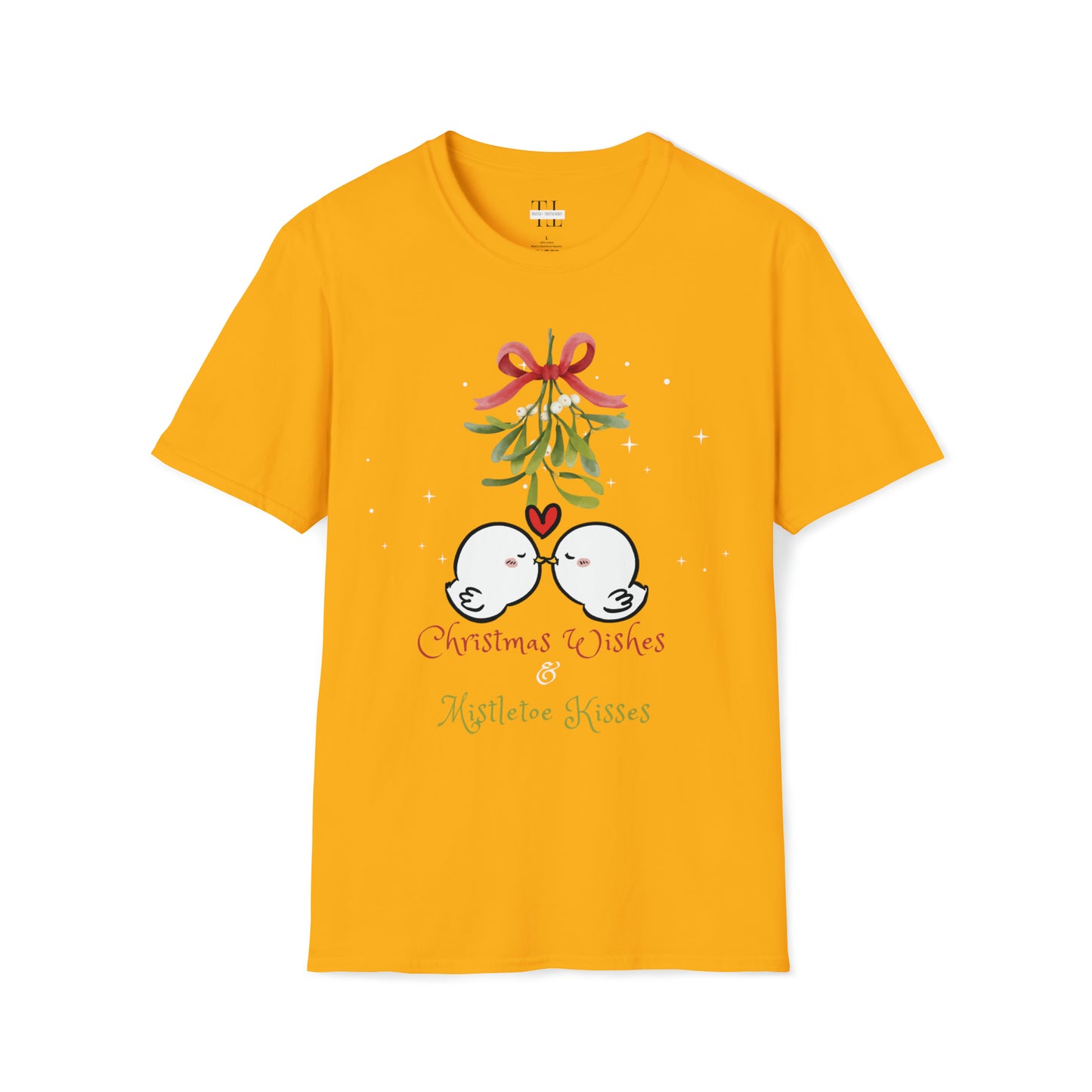 Mistletoe Kiss Christmas T Shirt