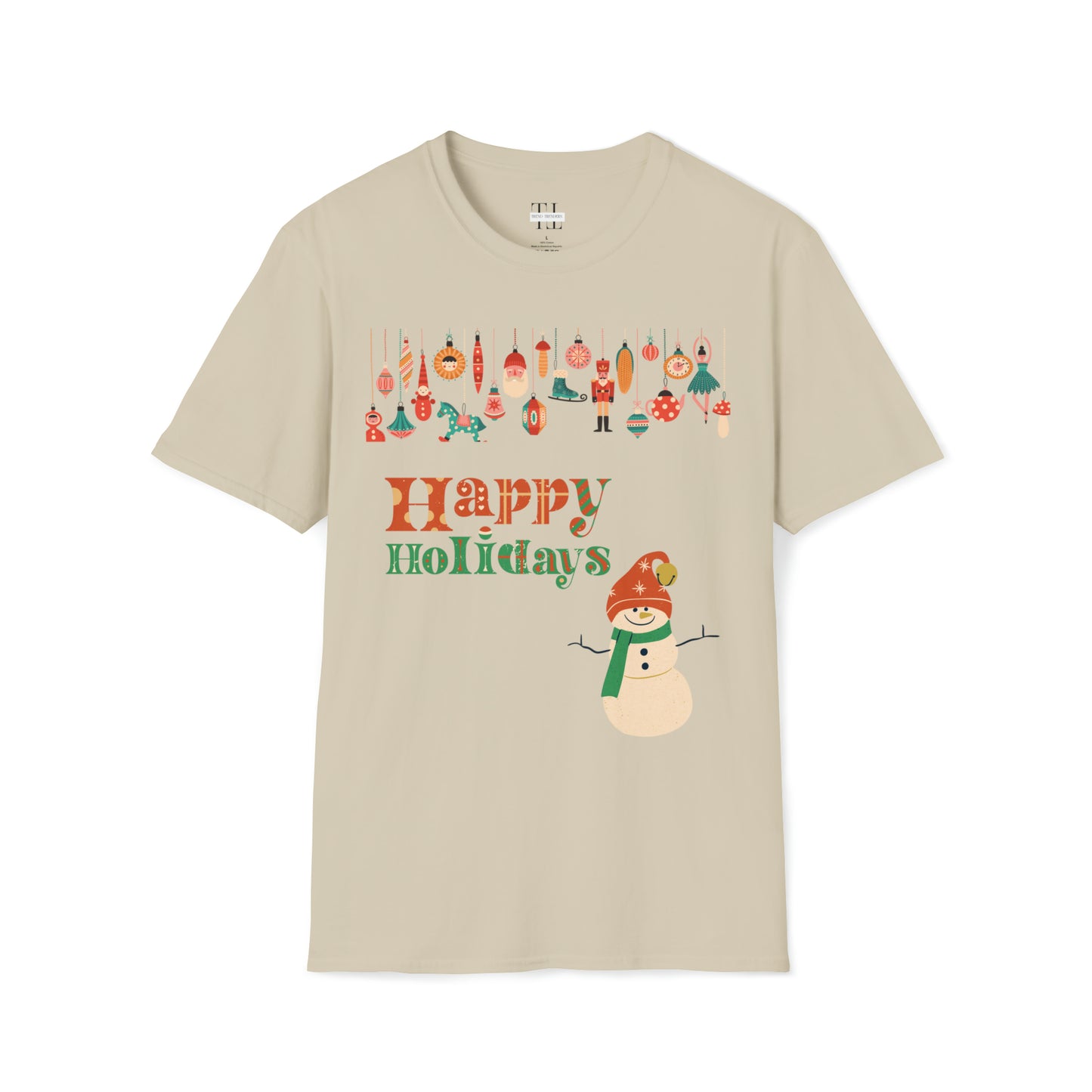 Ornament & Snowman Holiday T Shirt
