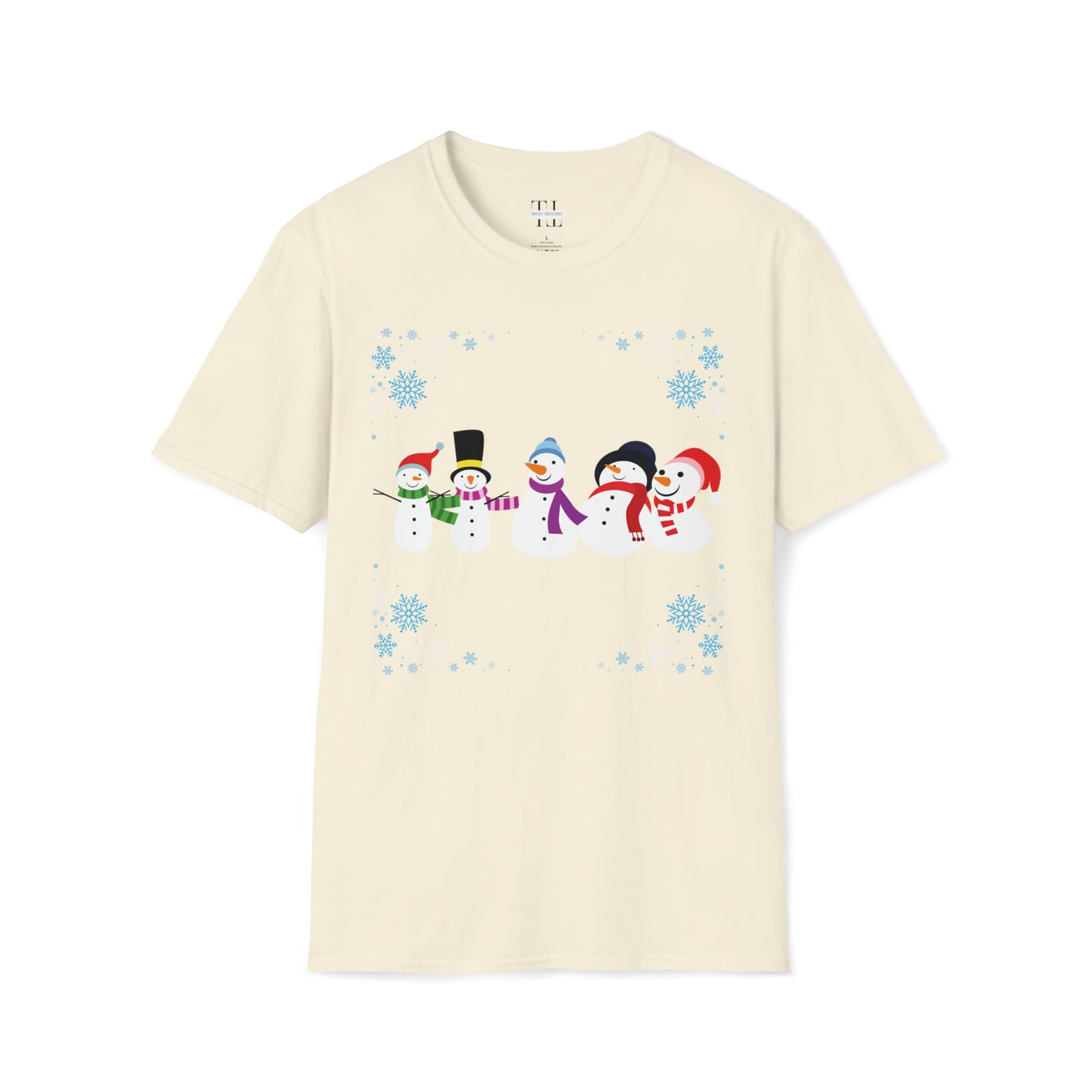 Snow Man Holiday T Shirt